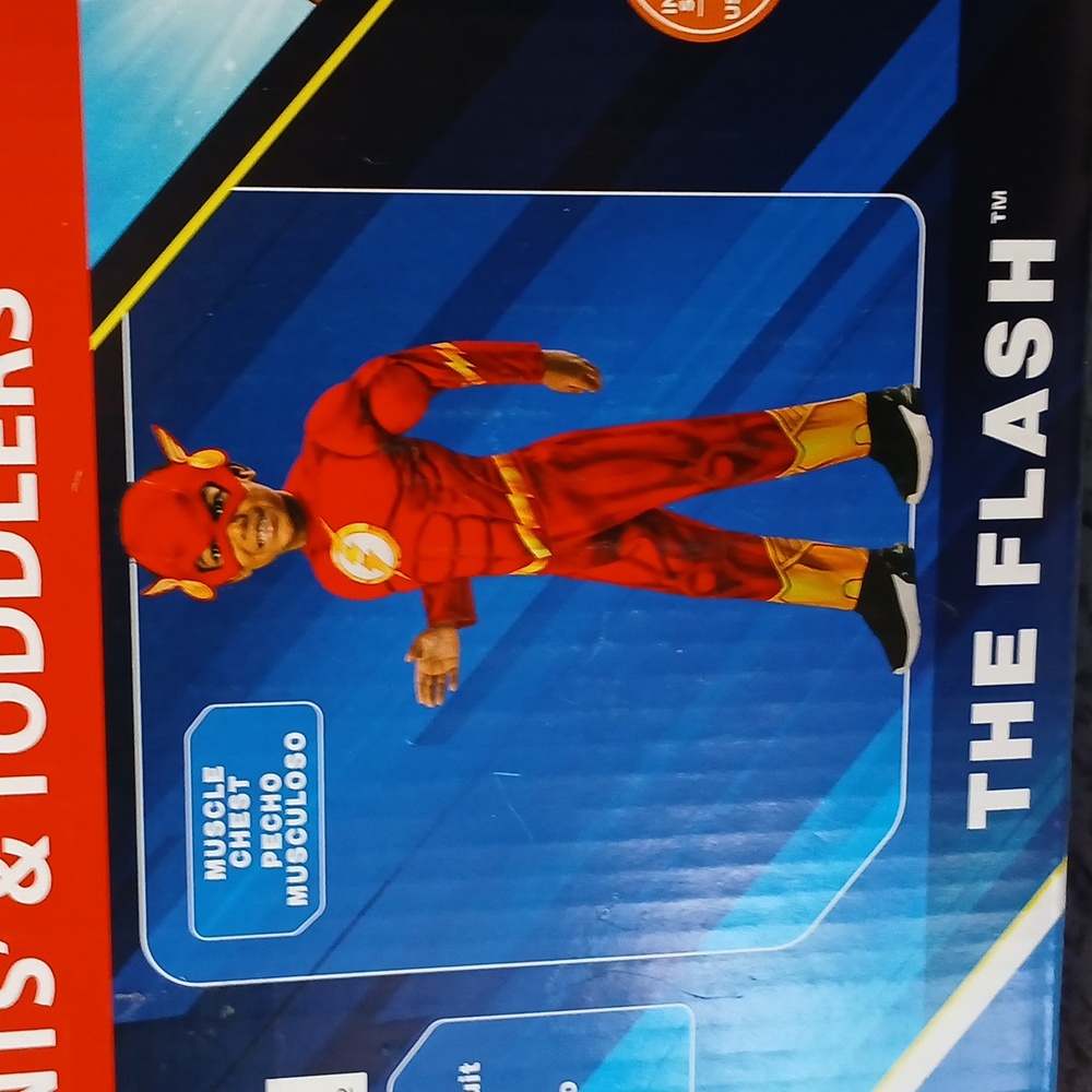 DC The Flash Toddler Costume..2t